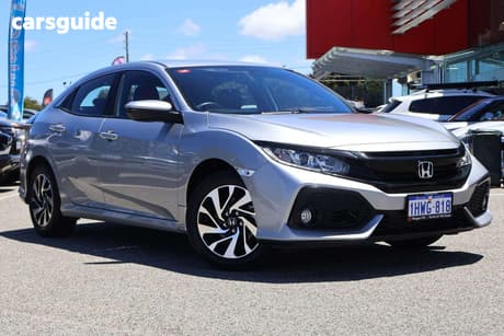 Silver 2019 Honda Civic Hatchback Vti-S