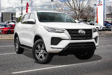 White 2022 Toyota Fortuner Wagon Gx