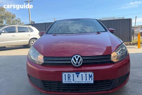 Red 2010 Volkswagen Golf Hatchback 118 Tsi Comfortline