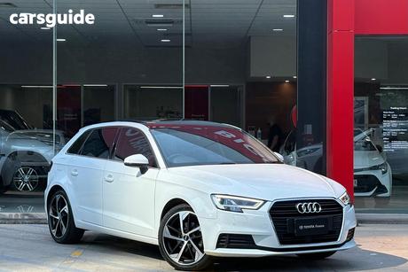 White 2019 Audi A3 Sportback 35 Tfsi Sprtbck (1.4 Tfsi Cod)