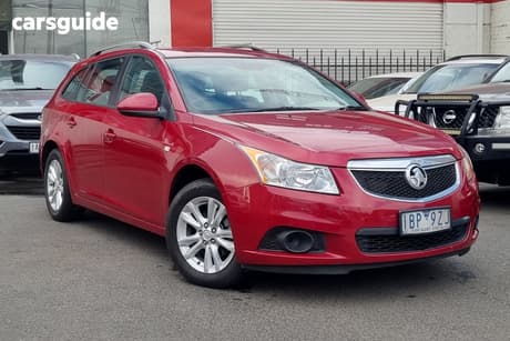 Red 2013 Holden Cruze Sportswagon Cd