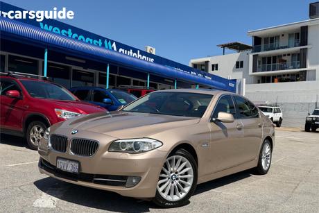 Beige 2010 BMW 535I Sedan