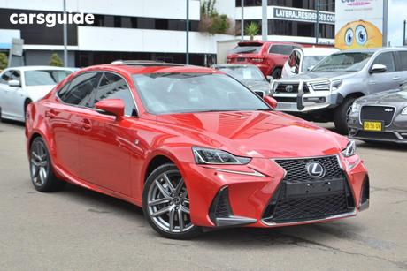 Red 2017 Lexus IS200T Sedan F Sport