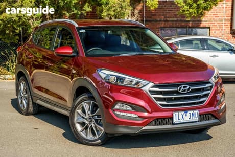 Red 2017 Hyundai Tucson Wagon Active X (Fwd)