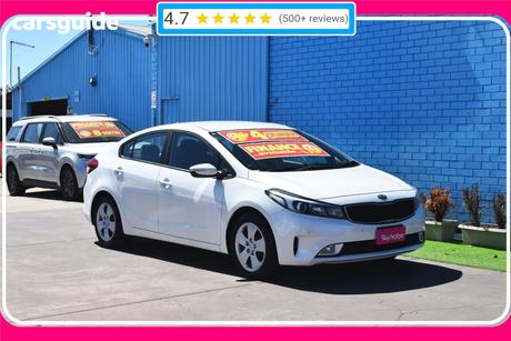 White 2017 Kia Cerato Sedan S