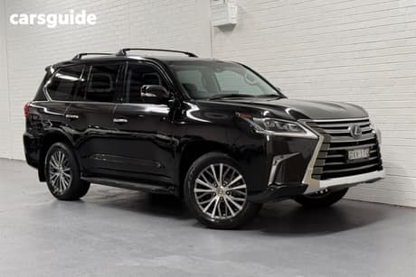 Black 2018 Lexus LX450D Wagon