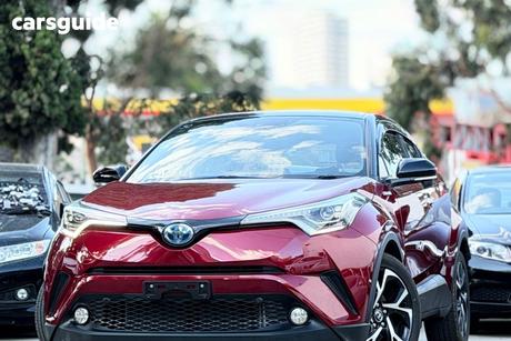 Red 2018 Toyota C-HR SUV (HYBRID) ZYX10 G-LED