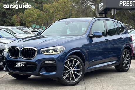 Blue 2018 BMW X3 Wagon Xdrive 30I