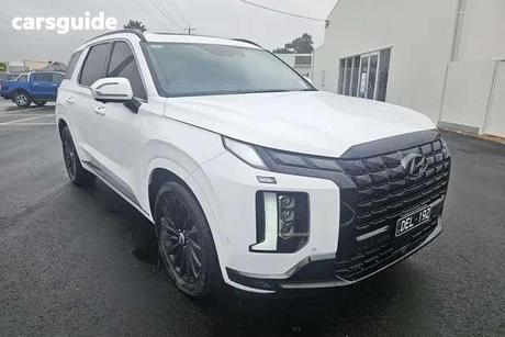 White 2025 Hyundai Palisade Wagon Calligraphy Black Ink (7 Seat)