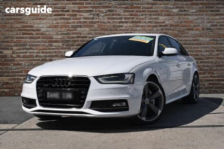 White 2014 Audi A4 Wagon 2.0 Tfsi S-Line Avant Quattro