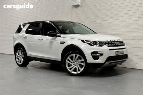 White 2017 Land Rover Discovery Sport Wagon Td4 150 Hse 7 Seat