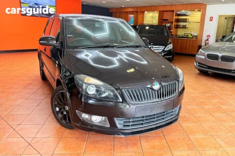 Black 2012 Skoda Fabia Hatchback 77 Tsi