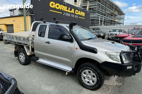 Silver 2012 Toyota Hilux X Cab Cab Chassis Sr (4X4)