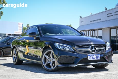 Black 2017 Mercedes-Benz C200 Coupe