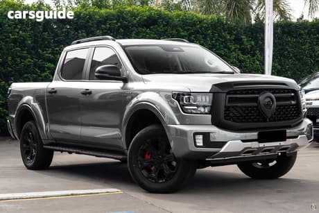 Grey 2025 GWM Cannon Alpha Dual Cab Utility Ultra Phev (4X4)