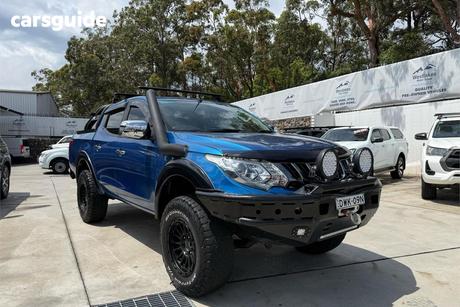 Blue 2018 Mitsubishi Triton Dual Cab Utility Gls (4X4)