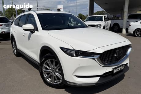 White 2021 Mazda CX-8 Wagon Asaki Le (Awd)