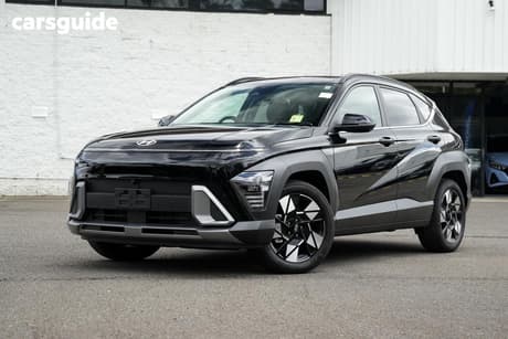 Black 2025 Hyundai Kona Wagon Hybrid Premium Sunroof