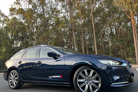 Blue 2022 Mazda 6 Wagon Atenza