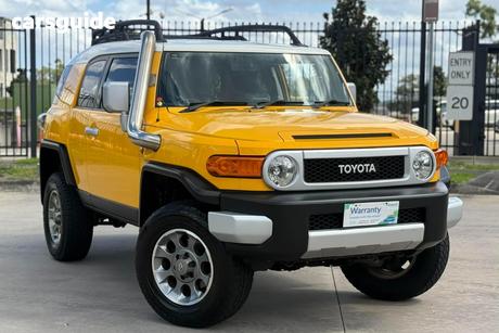 Yellow 2011 Toyota FJ Cruiser Wagon