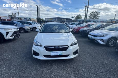 White 2018 Subaru Impreza Hatchback 2.0I (Awd)