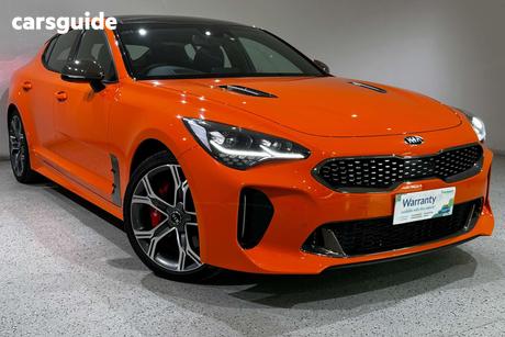 Orange 2019 Kia Stinger Sedan Gt (Red Leather)