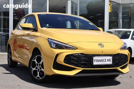 Yellow 2024 MG MG3 Hatchback Essence Hybrid+