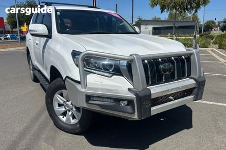 White 2019 Toyota Landcruiser Prado Wagon Gxl (4X4)