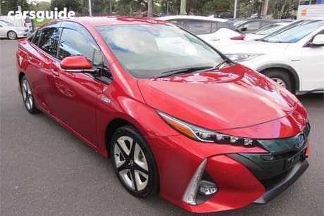 Red 2019 Toyota Prius Hatch PLUG-IN HYBRID