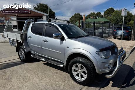 Silver 2015 Mitsubishi Triton Double Cab Utility Glx-R (4X4)