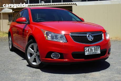 Red 2014 Holden Cruze Sedan Equipe