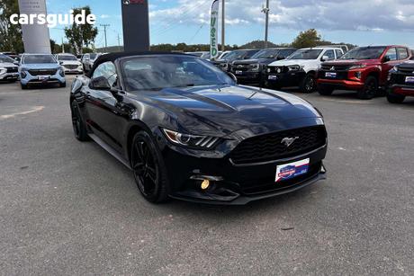 Black 2016 Ford Mustang Convertible 2.3 Gtdi