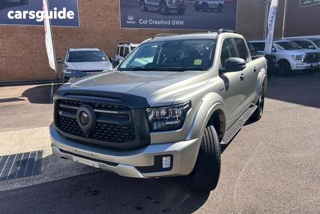 Silver 2025 GWM Cannon Alpha Dual Cab Utility Ultra Phev (4X4)