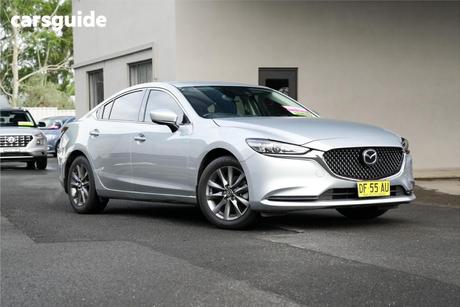 Silver 2022 Mazda 6 Sedan Sport