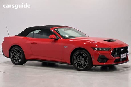 Red 2024 Ford Mustang Convertible Gt 5.0 V8