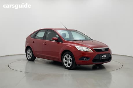 Orange 2011 Ford Focus Hatchback Lx
