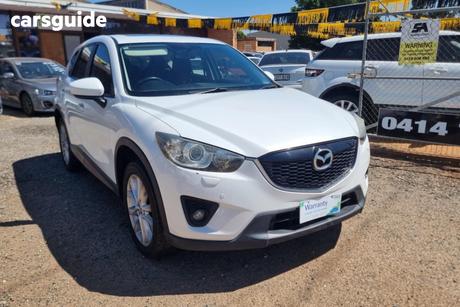 White 2013 Mazda CX-5 Wagon Grand Tourer (4X4)