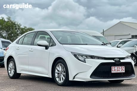 White 2021 Toyota Corolla Sedan Ascent Sport
