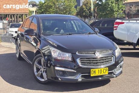 Black 2016 Holden Cruze Hatchback Sri Z-Series