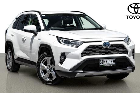 White 2020 Toyota RAV4 Wagon Gxl Awd Hybrid