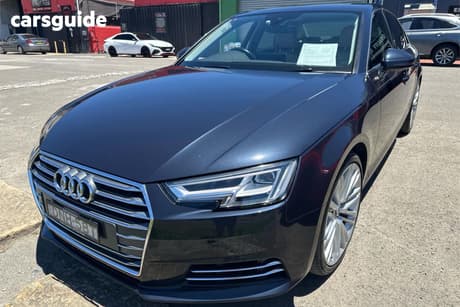 Blue 2017 Audi A4 Sedan 2.0 Tfsi S Tronic Sport