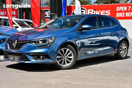 Blue 2018 Renault Megane Hatchback Zen
