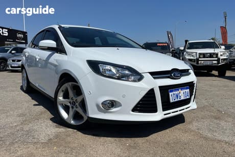 White 2012 Ford Focus Hatchback Titanium