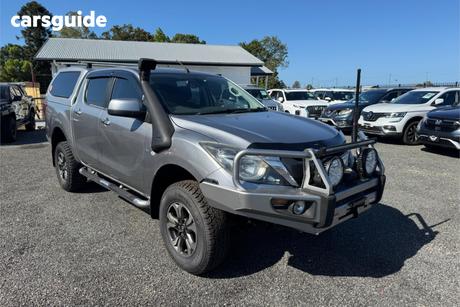 Silver 2015 Mazda BT-50 Dual Cab Utility Xtr (4X4)