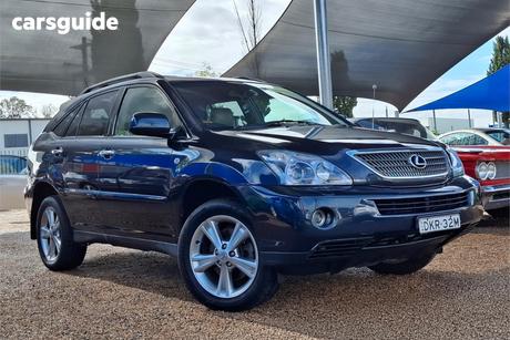 Blue 2008 Lexus RX400H Wagon Hybrid