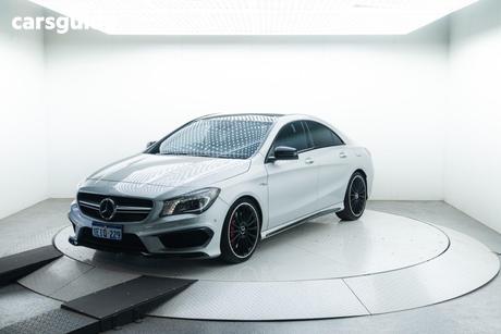 Silver 2013 Mercedes-Benz CLA45 Coupe Amg
