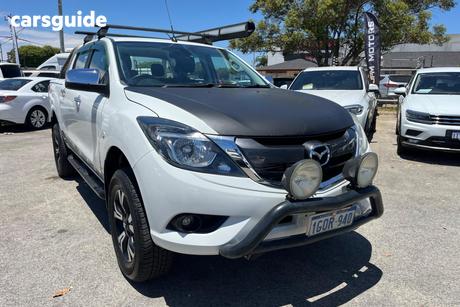 White 2016 Mazda BT-50 Dual Cab Utility Xtr (4X4)