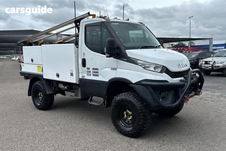 Black 2016 Iveco Daily Ute Tray 55S17H