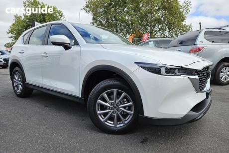 White 2024 Mazda CX-5 Wagon G25 Maxx Sport (Fwd)