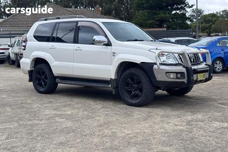 White 2008 Toyota Landcruiser Prado Wagon Gx (4X4)